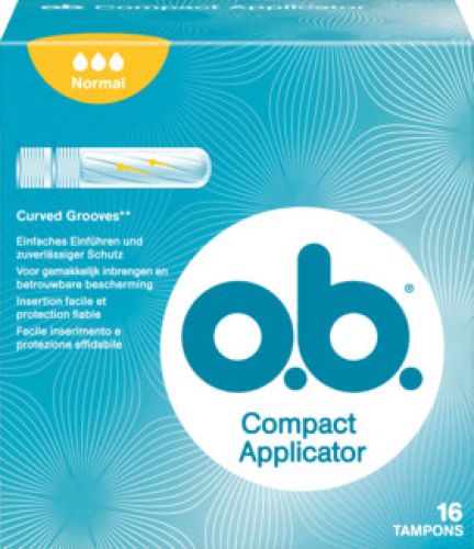O.B. Compact Applicator Normal tampony s apliktorem 16ks